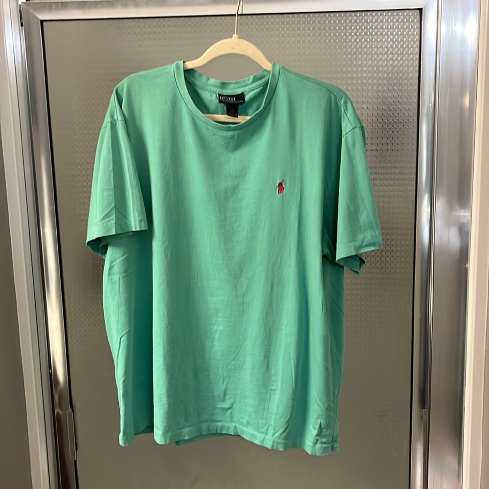 Seagram Green Mint Polo by Ralph Lauren Tee Shirt